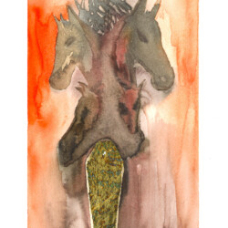 Four Rusted Horses