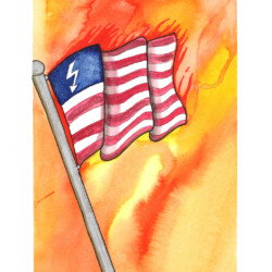 Burning Flag